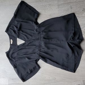 Silence + Noise Sheer Accent Romper